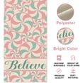 thumbnail image 3 of Christmas Peppermint Candy Table Runner, Pink Xmas Believe Kitchen Dining Table Decoration, Winter Burlap Indoor Outdoor Home Decor Holiday Party Supply 13 x 72 Inches, 3 of 6