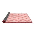 thumbnail image 2 of Ahgly Company Indoor Square Trellis Red Modern Area Rugs, 4' Square, 2 of 4