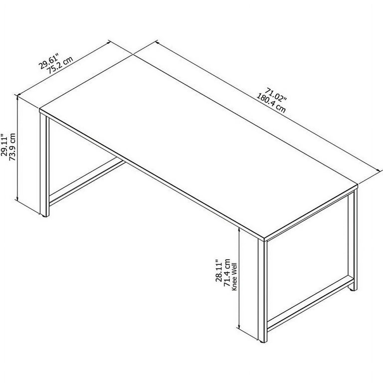 家具 table Bush Business Furniture 400S145AC 70 x 30 in. 400 Series