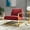 Gold and Maroon, variant on Modway Seg Performance Velvet Upholstered Accent Chair in Gold and Maroon Red