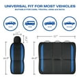 thumbnail image 6 of Skechers Sport Leather Car Seat Cover – Full Set Premium Comfort, Breathable Design, Universal Fit for Cars, SUVs, and Trucks - Blue, 6 of 10