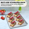 thumbnail image 4 of 24 Inch Baking Sheet Pans with Rack Set, Natural, 4 of 8