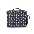 thumbnail image 3 of Princess and Swan Blue Pattern Insulated Lunch Bag with Shoulder Strap and Bottle Holder,Bento School Lunch Bag Box,11x9.5x3.5 Inches, 3 of 4