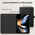 thumbnail image 4 of Fintie Case for Onn. 8.1" Core Tablet (2026 Model) - Premium PU Leather Folio Cover for 8.1-inch onn. Tablet, Black, 4 of 8