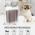 LEAWALK Dog and Cat Food Storage Container with Upgraded Large Nozzle