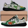 thumbnail image 3 of Happy St Patrick's Day Gnome Shoes Sneakers Black Size 4.5, 3 of 7