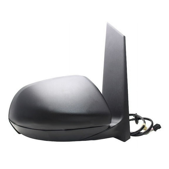 Right Passenger Side Mirror - Textured Black - Manual Folding - with Heated Glass - Compatible with 2016 - 2018 Mercedes-Benz Metris 2017 2019
