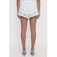 thumbnail image 4 of Women's Floral Ruffled Tiered Shorts, 4 of 4
