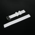 thumbnail image 4 of Soft Rubber Watch Band 12mm Width Quick Release Replacement Silicone Watch Strap, White, 4 of 5