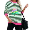 thumbnail image 4 of Fall Saving Talove Long Sleeve Shirts for Women Funny Graphic Sweatshirt Women Fall Clothes Tunic Dressy Casual Blouses Womens Tops Long Sleeve Dressy Christmas Shirts, 4 of 5