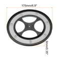 thumbnail image 2 of 6.9inch Rotating Swivel Stand with Steel Ball Bearings Annular Lazy Susan 0.47inch with White Rubber Ring 2pcs, 2 of 5