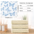 thumbnail image 6 of Yayeee 6 Pack Kitchen Dish Cloths for Washing Dishes Soft Absorbent Microfiber Towels, Blue Butterfly, 6 of 9