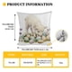 thumbnail image 4 of Uuiauoio Easter Bunny Rabbit Pillow Case Colorful Bunny Throw Pillow Cover Spring Holiday Decorative Throw Pillow Easter Pillowcase Square Cushion Cover for Couch, 4 of 6