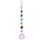 thumbnail image 4 of Bola de cristal colgante Prisma de arcoíris Receptor de luz Campanas de viento Decoración (rosa), 4 of 9