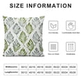 thumbnail image 5 of PHYHOO Throw Pillow Cases Two-Tone Geometric Tree Leaves Decorative Cushion Covers for Couch Bed Sofa Farmhouse Decoration Sage Green Grey, 5 of 5