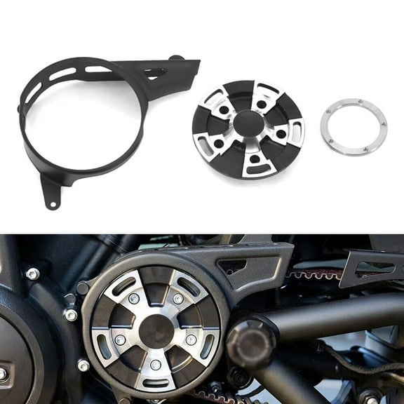 NS CNC Front Sprocket Cover Drive Pulley Black for S RH 1250 21-23 Nightster 975 RH975 2022 Motorcycle