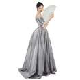 thumbnail image 2 of DAIZBELLA Renaissance Dress for Women Victorian Edwardian Dress Set Puff Sleeve Corset and Long Skirt, S, 2 of 8