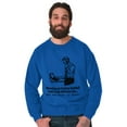 thumbnail image 3 of Full Time Job Fantasy Football Sports Men's Big & Tall Crewneck Sweatshirt Brisco Brands 5X, 3 of 5