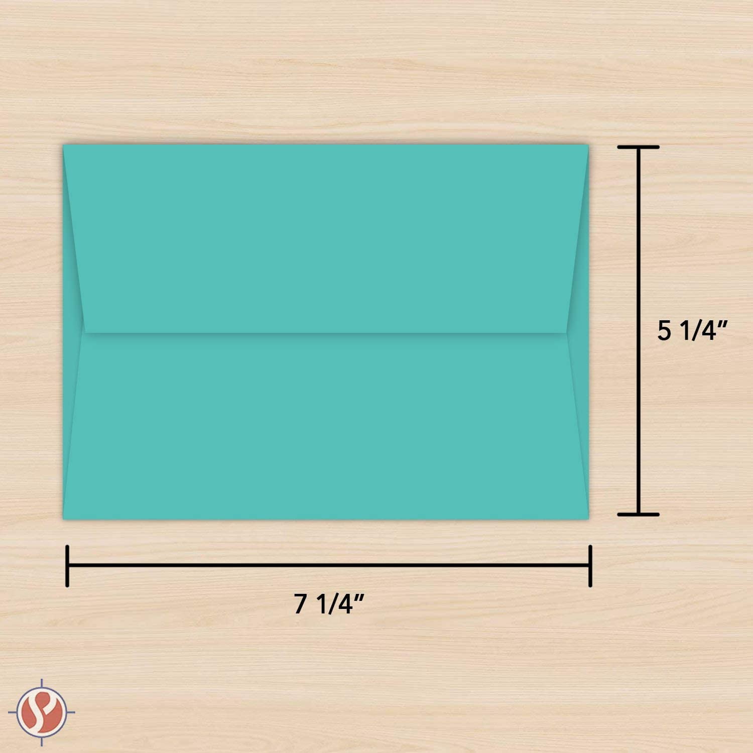 Sea Blue A7 Bright Color Envelopes - 5 1/4 x 7 1/4 Inches - Perfect for 5x7 Photos, DIY Arts and Crafts Cards - for Professional and Homemade Projects - Pack of 50 Envelopes