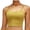 Yellow, variant on Crop Tank Tops for Women - Padded Camisole Scoop Neck Workout Sports Bras Sleeveless Slim Fit Yoga Running Tops