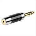 thumbnail image 2 of Adaptador de Auriculares de 6,35 mm A 3,5 mm con Sonido Superior y Conectores Chapados en ., 2 of 5