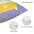 thumbnail image 4 of Rateoe Corgi Washing in Bathtub Pattern Throw Pillow Cover Premium Pillow Stuffer Sham Square for Decorative Cushion Bed Couch Sofa(Pillow insert not included), 4 of 8