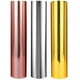 thumbnail image 1 of Adhesive Vinyl Film for DIY Crafts 3 Rolls PVC Assorted Color for T-shirts Cups and More, 1 of 2
