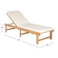 thumbnail image 5 of Safavieh Inglewood Outdoor Modern Chaise Lounge Chair with Cushion, 5 of 6