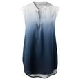 thumbnail image 3 of Aayomet Workout Tops Women's Summer V Neck Sleeveless Blouse Casual Guipure Lace Chiffon Tank Tops,Navy L, 3 of 5
