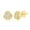 Gold-Plated, variant on Simulated CZ Diamond Love Knot Design Stud Earrings Silver/14k Gold Plated Sterling Silver Jewelry for Women or Teens-Gold