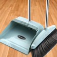 thumbnail image 3 of Upright Broom and Dustpan Set with Long Handle \u2013 Adjustable Standing Broom & Dustpan with Comb Teeth for Home, Kitchen, Office, Indoor & Outdoor Cleaning (Blue), 3 of 8