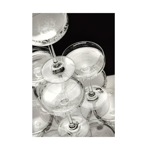 Pictufy Studio III 'Champagne Tower 5' Canvas Art - 12 x 19 Inches