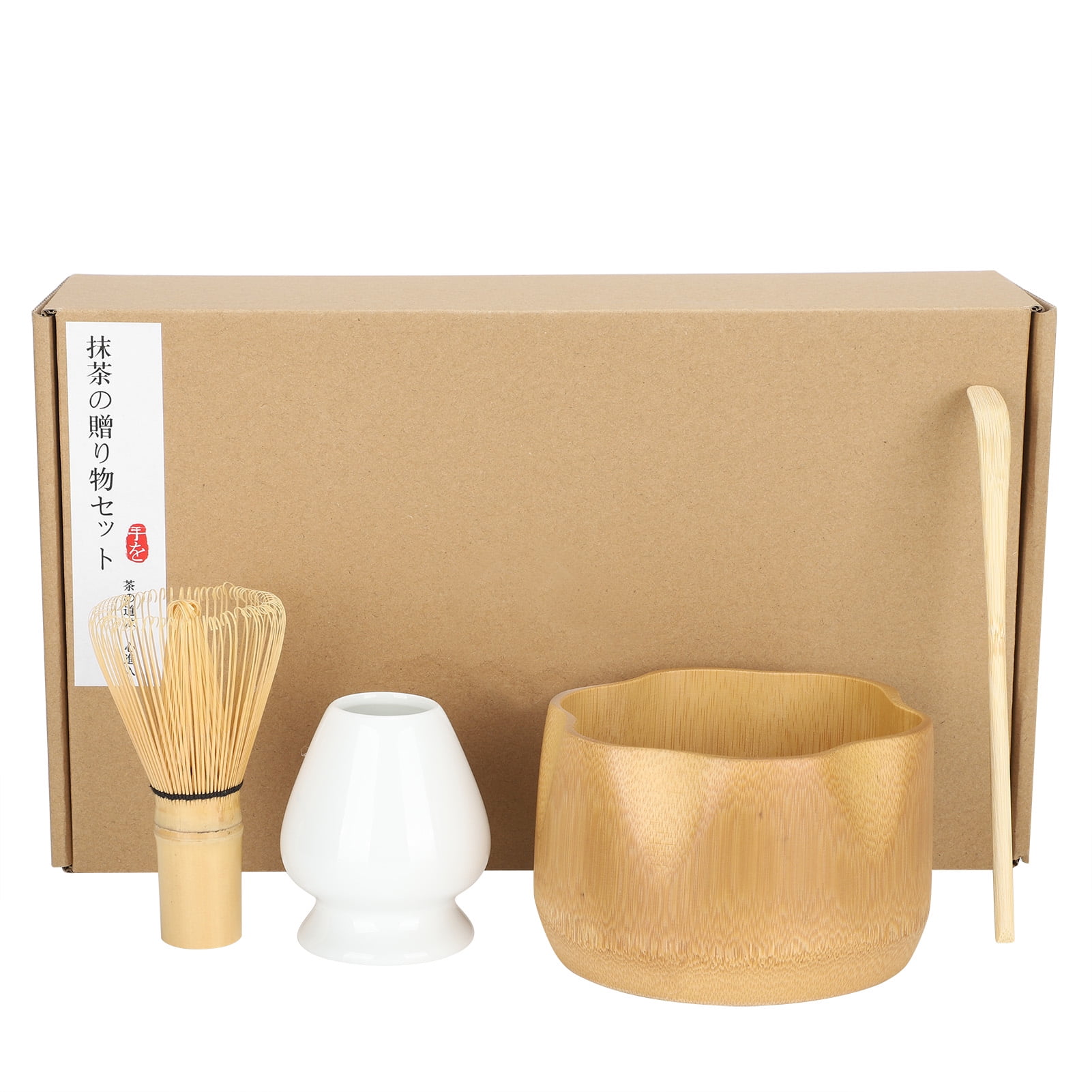Matcha Tea Tool Set, Matcha Making Tool Set Bamboo Tea Whisk Tea Scoop
