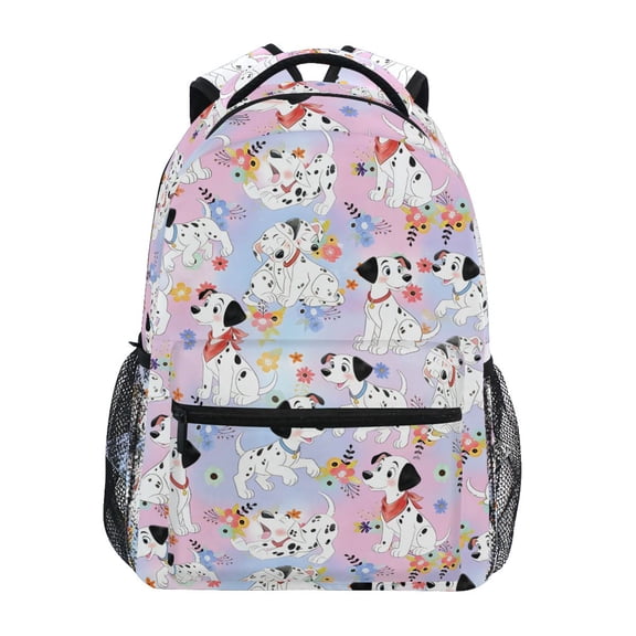 ALAZA Funny Dalmatian Dog Pattern School Backpack Elementary Bookbag Laptop Bags Travel Daypack