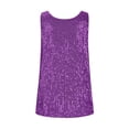 thumbnail image 6 of LWNYDPLSD Girls Sequin Tops Kids Fashion Sequin Sparkle Shimmer Sleeveless Tanks Tops Teens Girl Party Club Dance Summer Clothes, 6 of 7