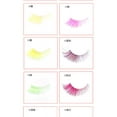 thumbnail image 2 of Nvzi-a Colored Eyelashes Mink Lashes , Fluffy Colorful Lash Clusters, Dramatic Long Thick Cat Fox Eye Lashes Full Curly False Eyelash, Curl Salon Extensions Strip 3 Pairs（A12）, 2 of 2