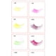 thumbnail image 2 of Zhuge Pestañas de visón de colores, racimos de pestañas de colores esponjosos, pestañas postizas de ojo de gato, largas y gruesas, rizadas, 3 pares (A23), 2 of 2