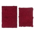thumbnail image 5 of Home Weavers Modesto Bath Rug 100% Cotton Non-Slip Bathroom Rug Set Machine Washable Bathroom Rug-17"x24", Bath Rug- 21"x34", Red Color 2 Piece Bath Rug set, 5 of 9