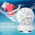 thumbnail image 3 of Lavadora de turbina multifuncional, mini lavadora portátil de doble turbina, para viajes de negocios, alquiler en el hogar, lavadora automática de calcetines, 3 of 4
