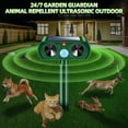 thumbnail image 5 of 4 Pack Solar Ultrasonic Animal Repellent Outdoor,Waterproof Pro Animal Repeller Deterrent Devices with Motion Detector for Garden Yard Farm, 5 of 9