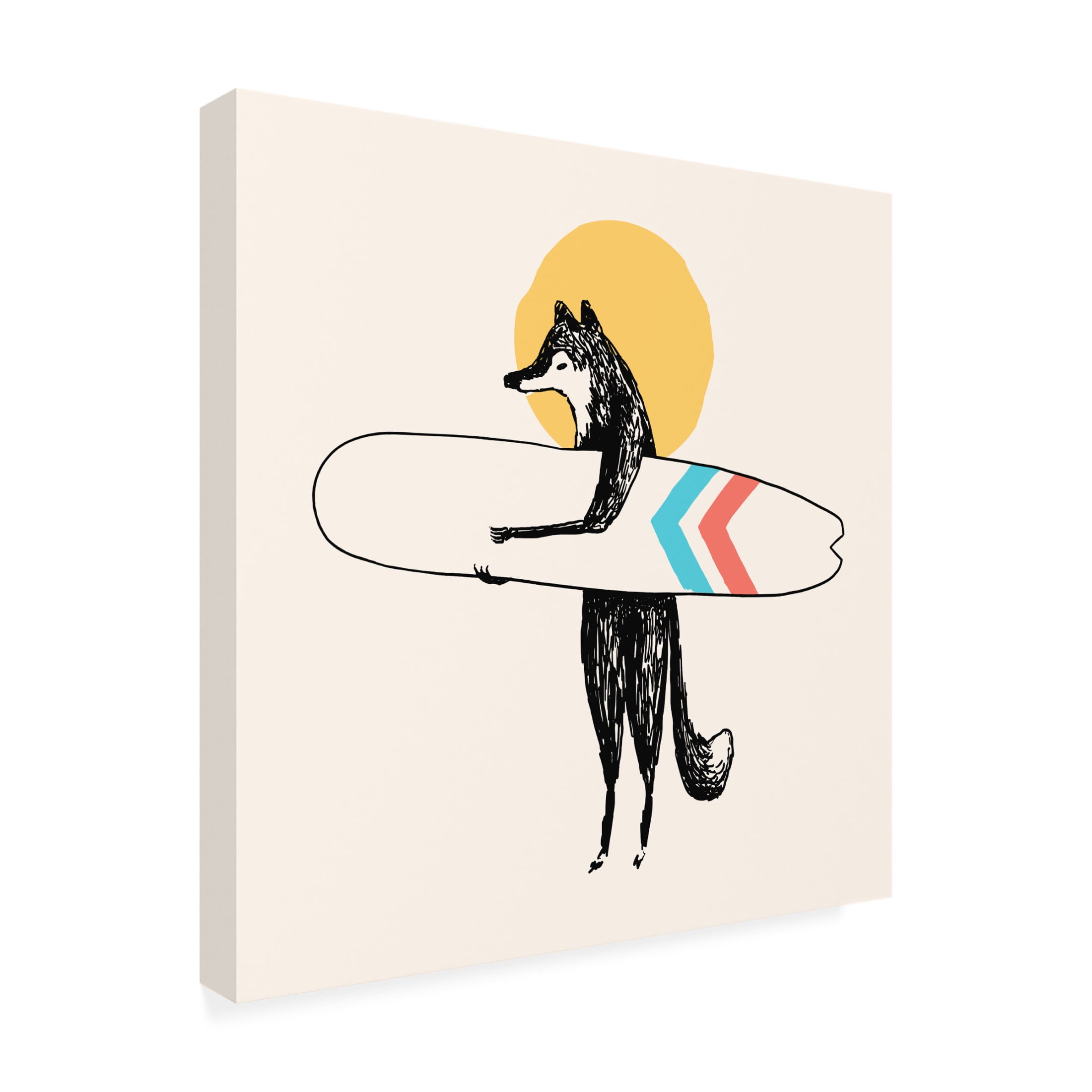 Trademark Fine Art Florent Bodart Here Comes the Sun Canvas Wall Art