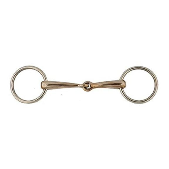 Jacks 20131-5 5 in. German Silver Loose Ring Bradoon Bit