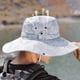 thumbnail image 5 of Sombrero de sol de camuflaje impermeable para hombre, de ala ancha, plegable, de malla para exteriores, para pescar, 5 of 5