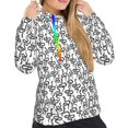 thumbnail image 5 of Yiaed Snake Print Womens Casual Hoodies Crew Neck Long Sleeve Sweatshirts With Pocket Pullover Tops Women's Hooded Sweatshirt-Medium, 5 of 5