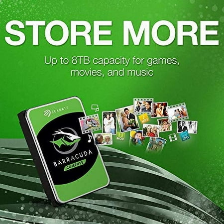 Seagate - Barracuda 2TB Internal SATA Hard Drive for Desktops