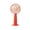 A003- Orange, variant on Portable Handheld Fan, Rechargeable with Base, 3 Speed Settings 1 Hour Runtime Blue Transparent Cover, 1 Piece Personal Small Fan for Travel Office Outdoor Camping Desk Use