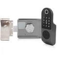thumbnail image 4 of Cerradura de Puerta WIFI Jadeshay con Huella Digital y Control Eléctrico, 4 of 8