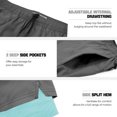 thumbnail image 3 of NIMENJOJA Mens 5.5 Inch Gym Running Shorts 2 in 1 Quick Dry Workout Athletic Compression Shorts, 3 of 6