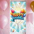 thumbnail image 4 of Colorful Balloons Happy Retirement Celebration Banner Party Decoration Festive Backdrop for Retirement Party Celebration Event, 4 of 8