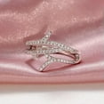 thumbnail image 3 of EOEMY 925 Silver Filled Ring Women Elegant Sparkly Cz Zircon Party Jewelry Sz 6-10-6, 3 of 5